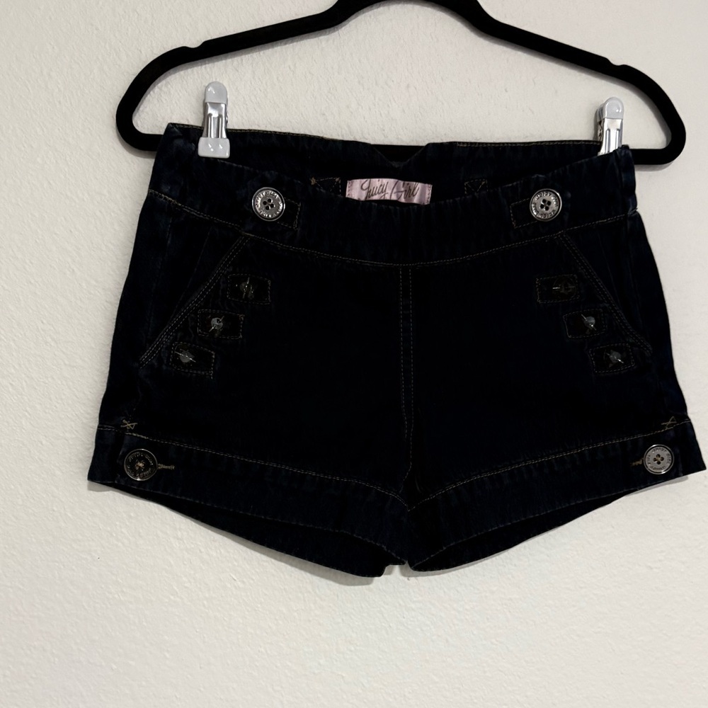 Juicy Couture Black Jean Shorts